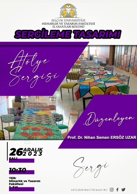 Sergileme Tasarımı Atölye Sergisi